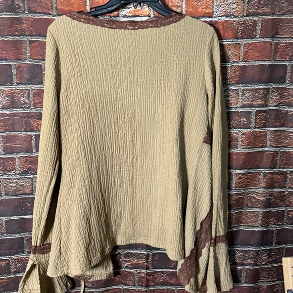 Tie Front Lace Detail Cardigan - Picture 5 of 5